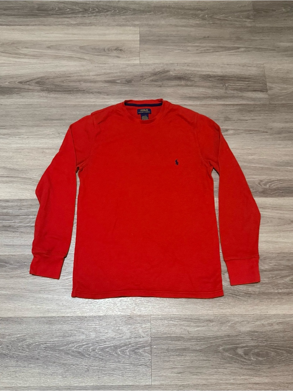 Polo by Ralph Lauren Long-Sleeve Crewneck Shirt - Red